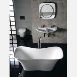 Flora fritstende badekar